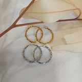 Whisper Hoops- Available in Gold and Silver