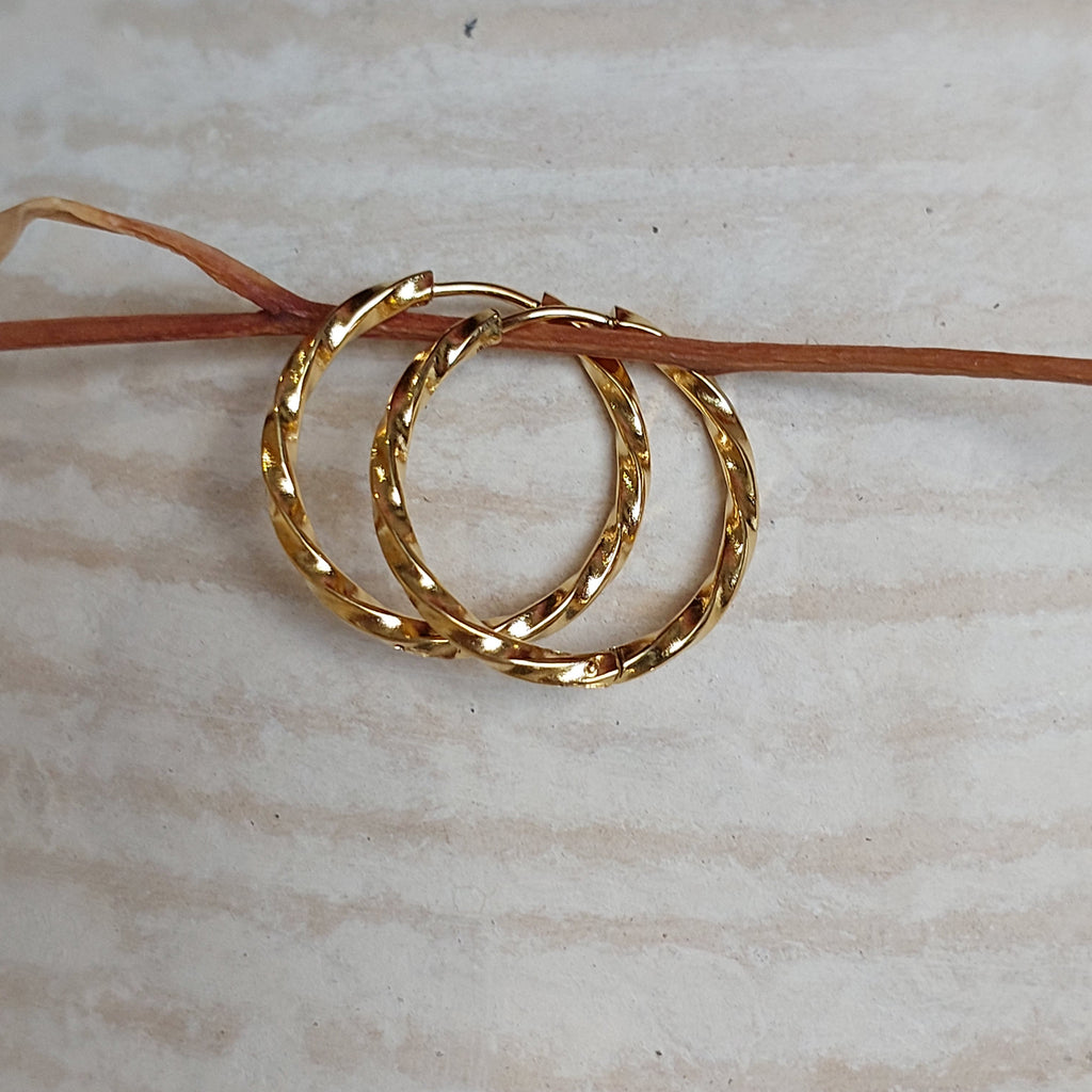 Whisper Hoops- Available in Gold and Silver