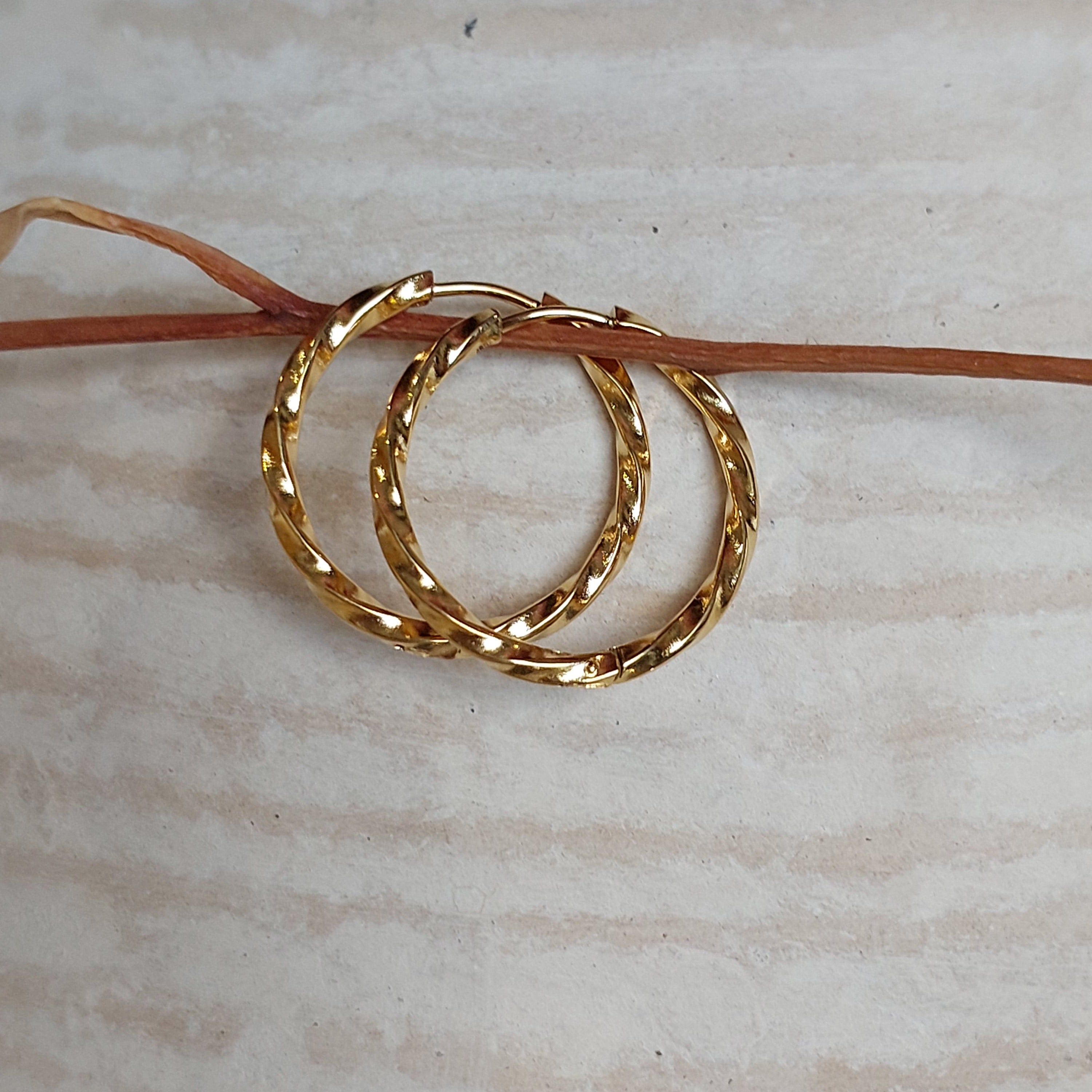 Whisper Hoops- Available in Gold and Silver