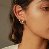 Cubic Zirconia Huggies