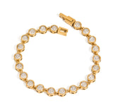 Bezel Tennis Bracelet- Available in multiple styles