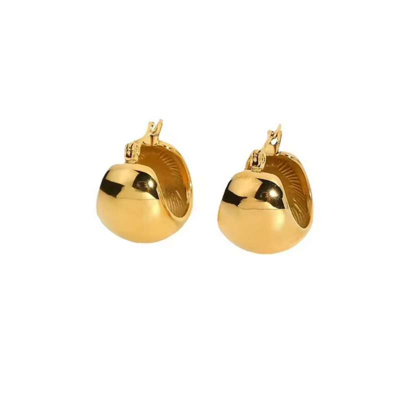 Boat Earrings- Available in gold and silver