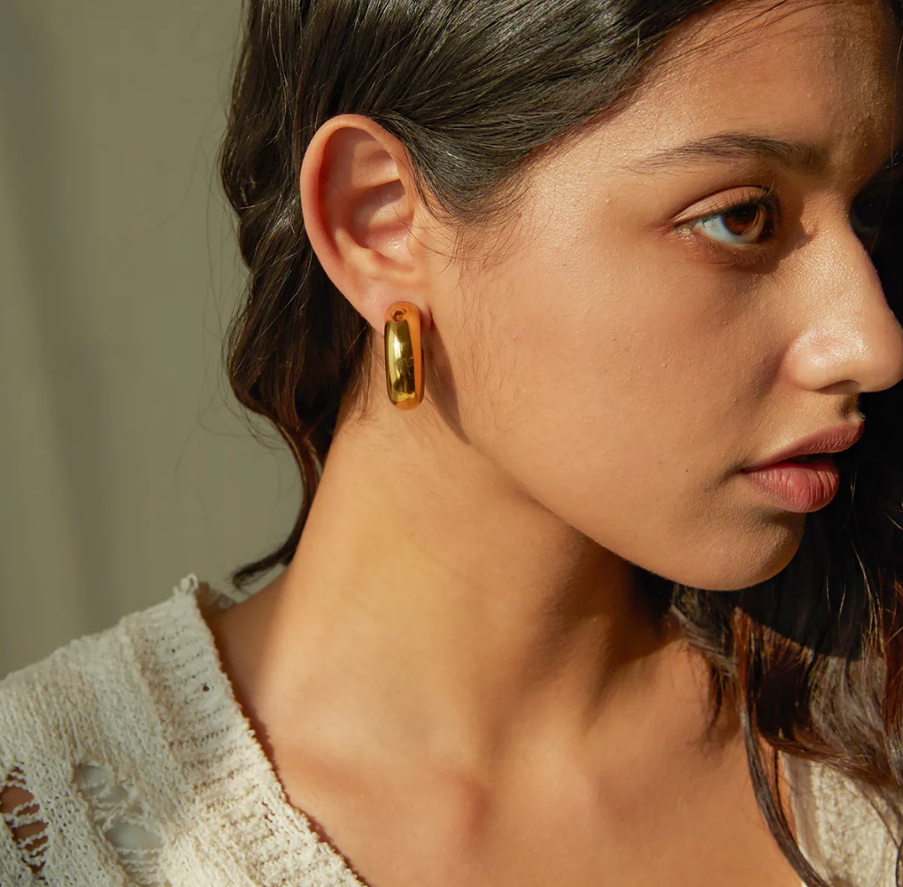 Bold Hoop and Stud