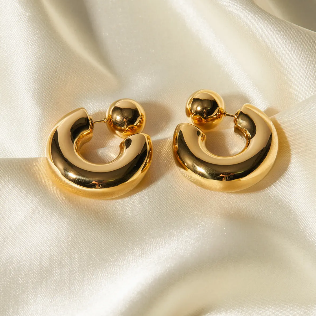 Bold Hoop and Stud