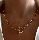 Toggle Oval Link Necklace