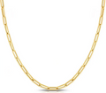 Large Link Paper Clip Necklace- Available in Gold, Rose Gold and Silver