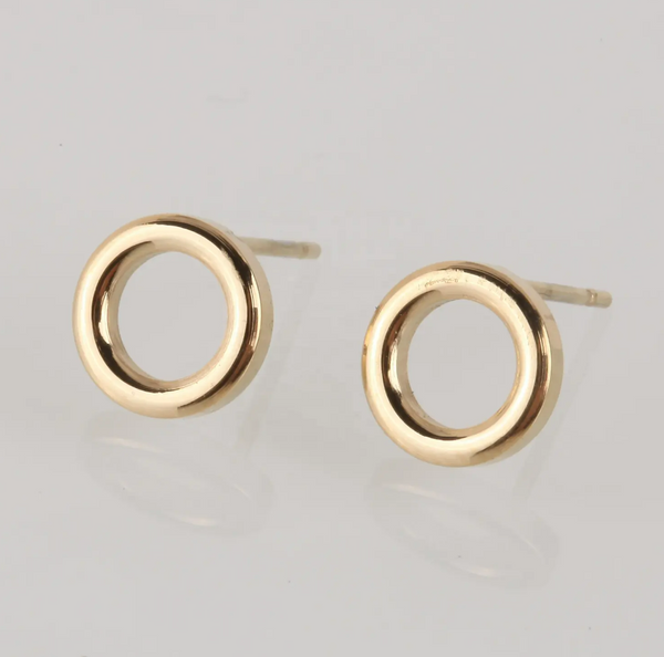 Circle Stud Earrings