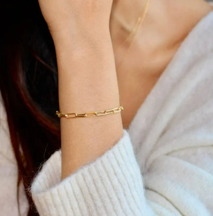 Classic Paper Clip Bracelet