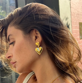 Double Heart Earrings