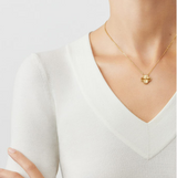 Single Motif Clover Necklace- Available in Black, White and Gold Clovers