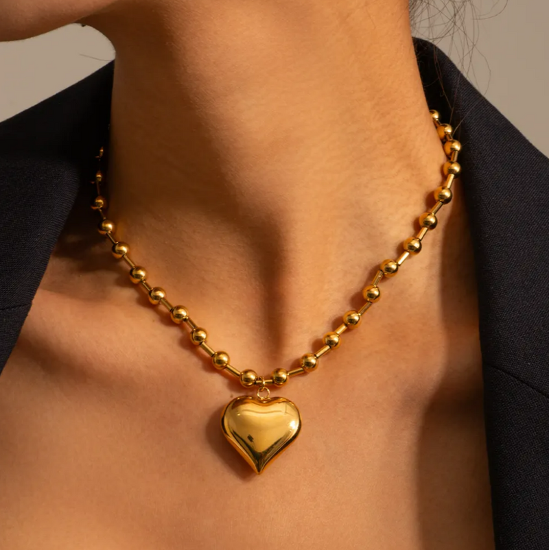 Bold Heart Necklace