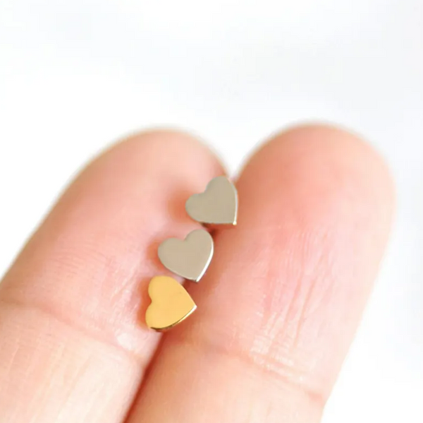 Heart Stud Earrings