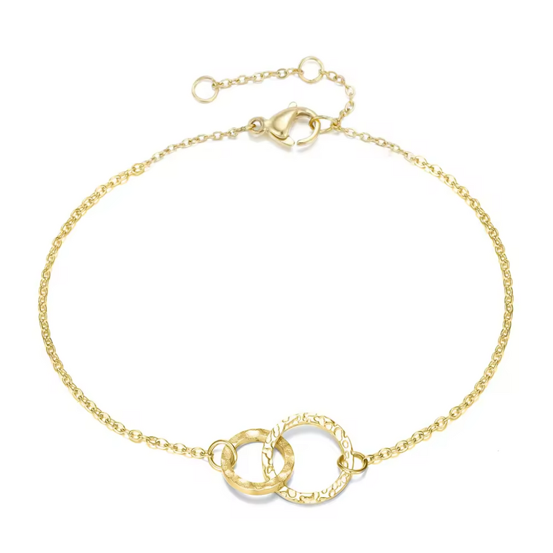 Interlinked Loop Bracelet- Available in Gold, Rose Gold and Silver