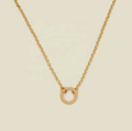 Link Chain with Clip Clasp Necklace