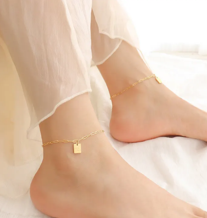 Paper Clip Anklet