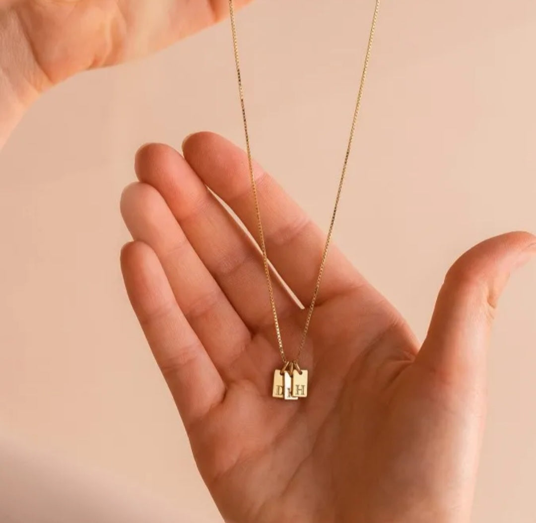 Initial Tag Pendant