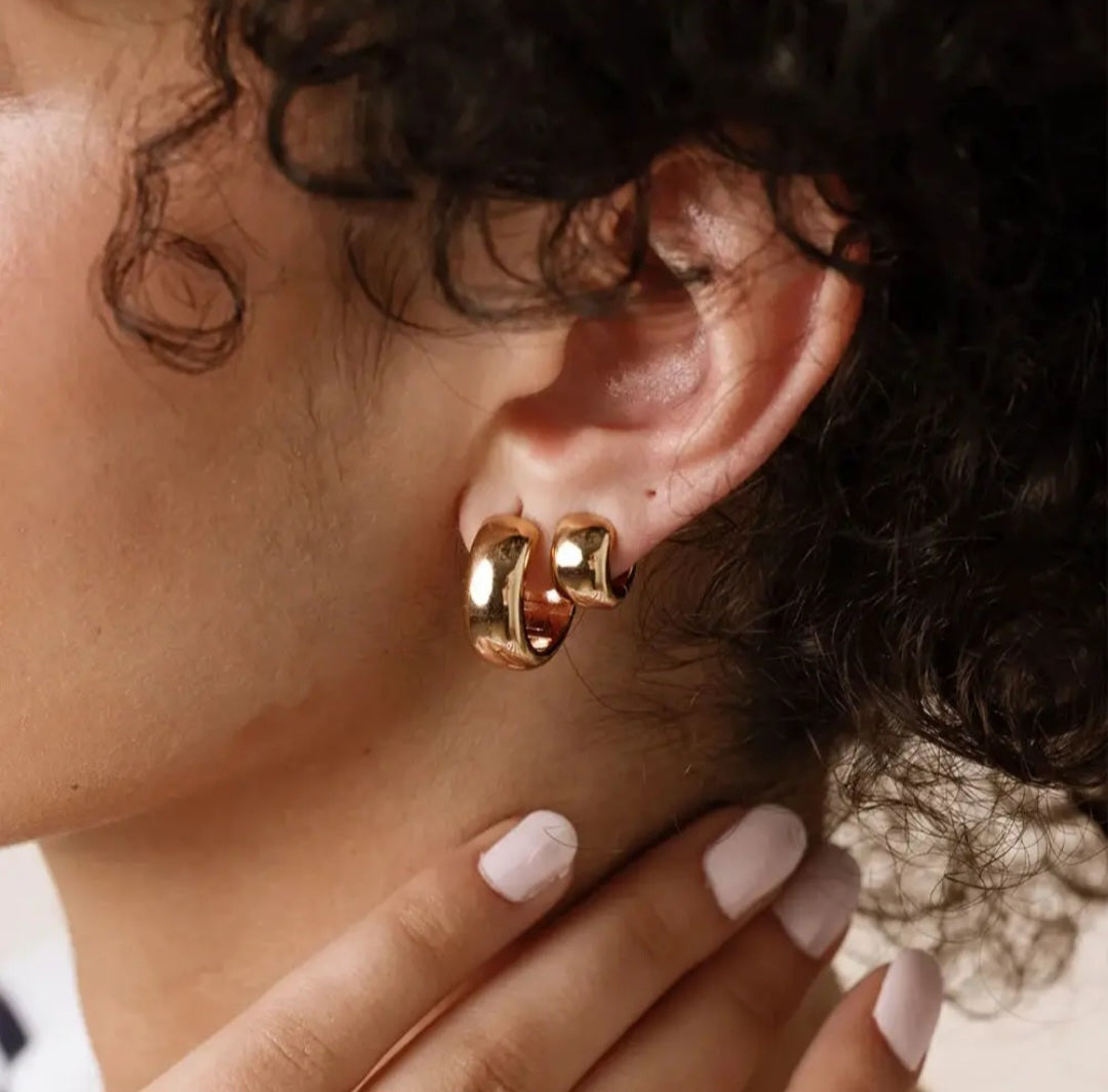 Seren Bold Hoops