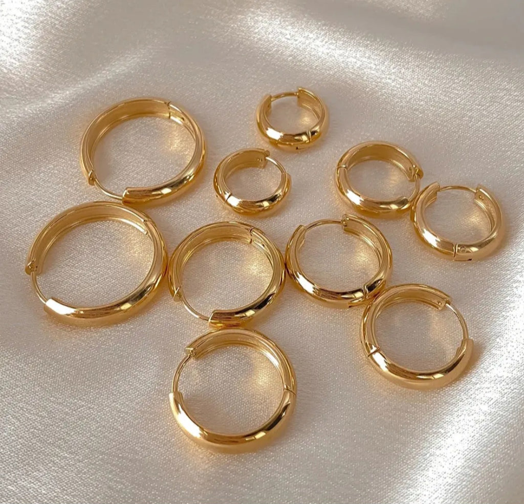 Seren Bold Hoops