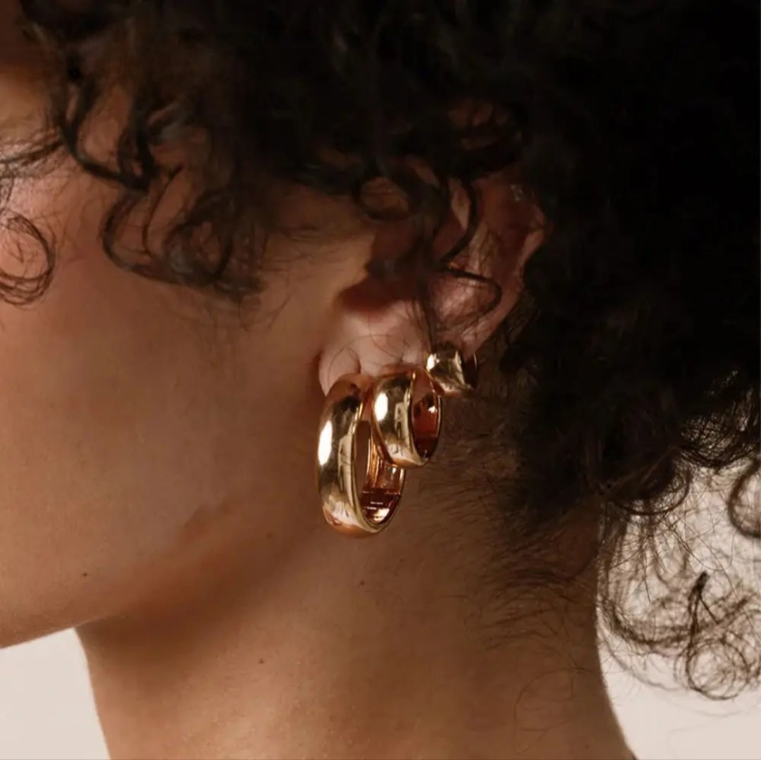 Seren Bold Hoops
