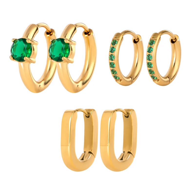 The Emerald & Oval Set