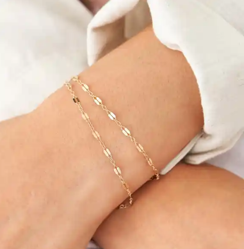 Shimmer Bracelet-Gold and Silver