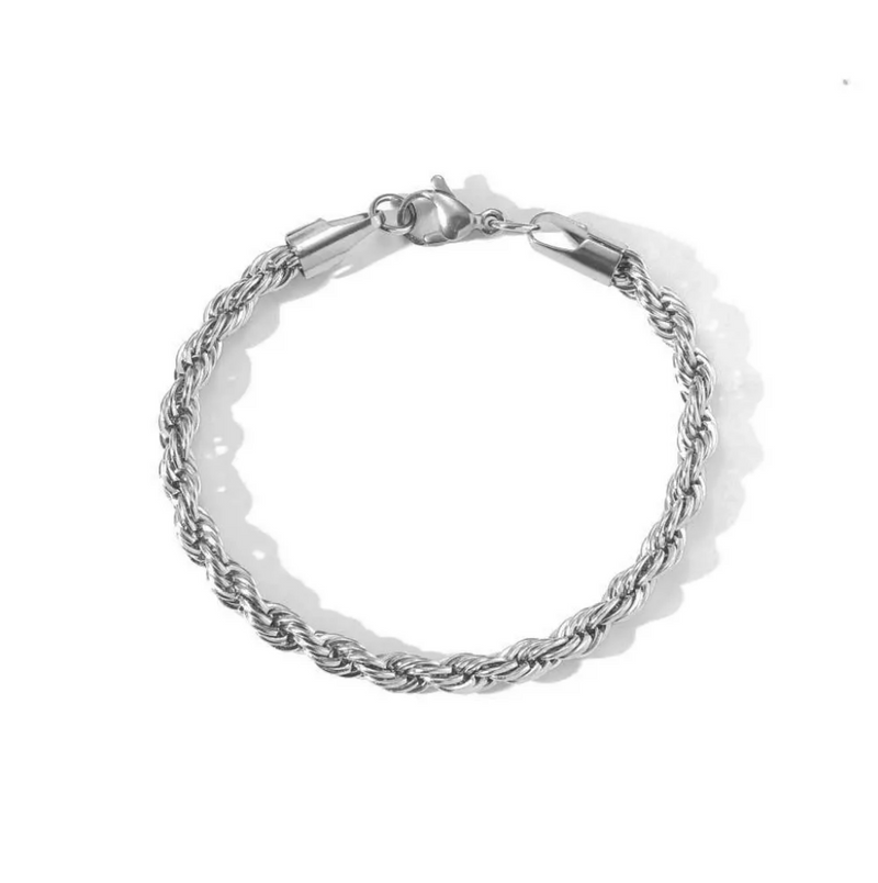 Rope Bracelet-Gold and Silver