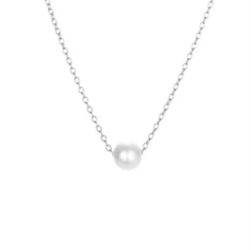 Pearl Pendant Necklace- Available in Gold, Rose Gold and Silver