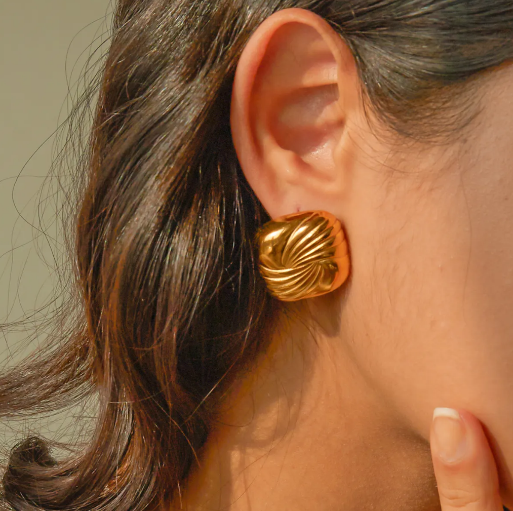 Bold Square Studs