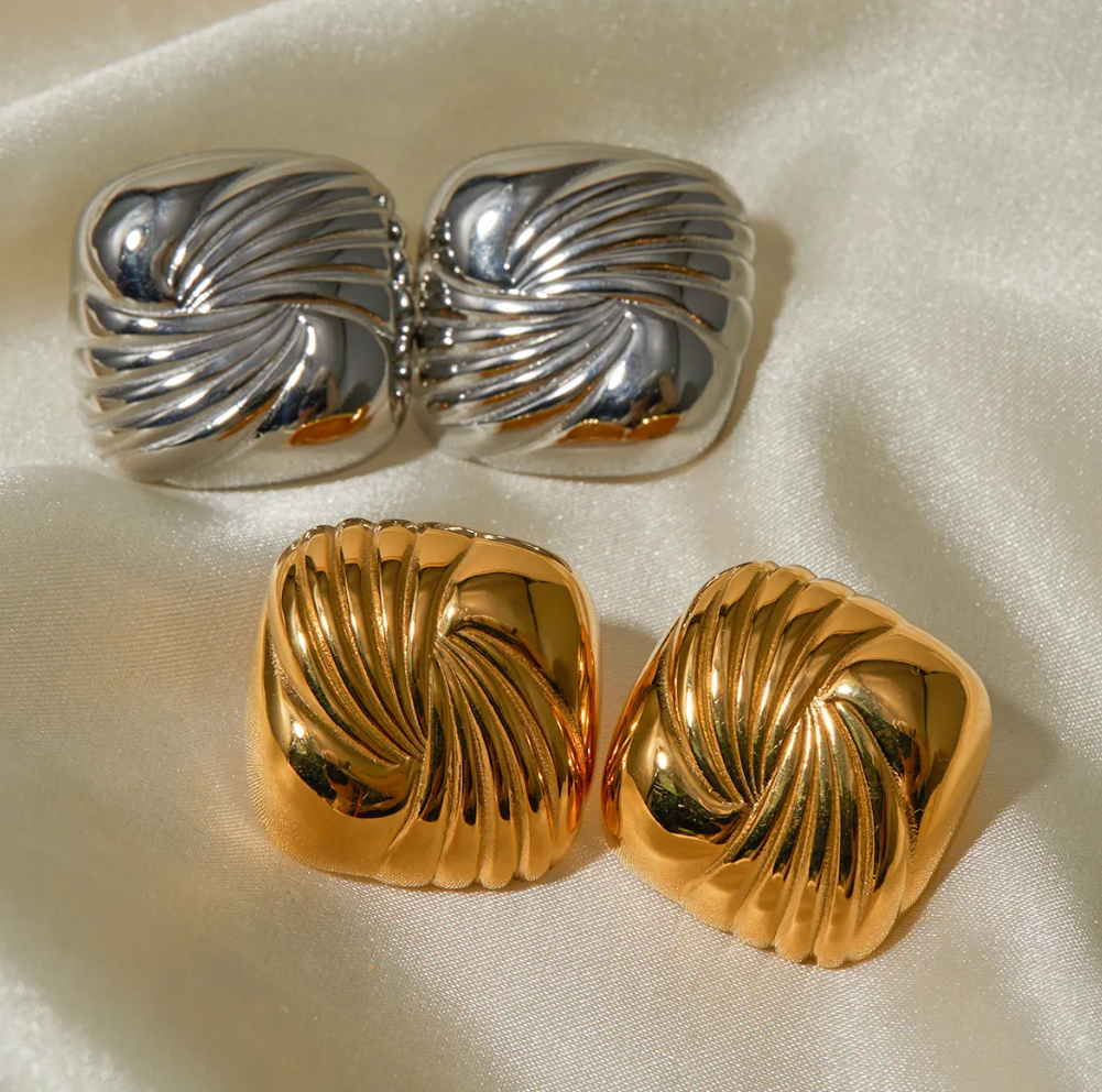 Bold Square Studs