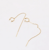 Dainty Threaded Cuff Earring