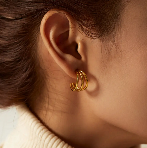 Triple Hoop Earrings