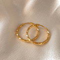 Whisper Hoops- Available in Gold and Silver
