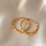 Whisper Hoops- Available in Gold and Silver