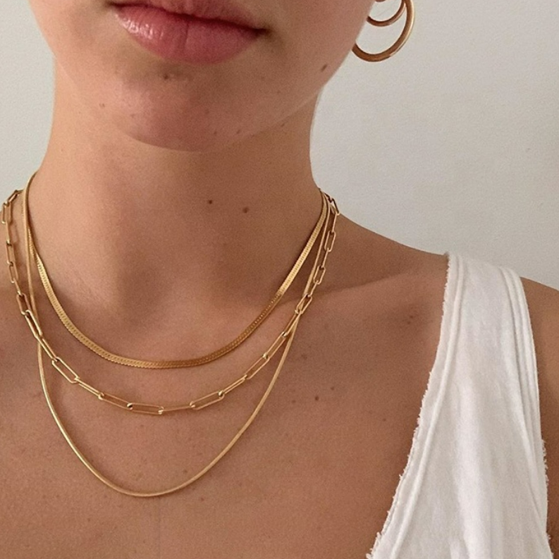 Classic Paper Clip Necklace