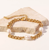 Bold Pearl Satellite Bracelet