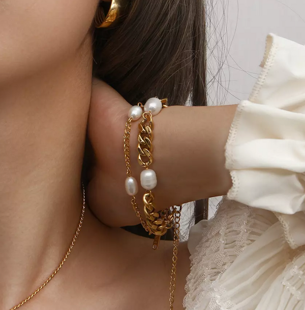 Fine Pearl Satellite Bracelet