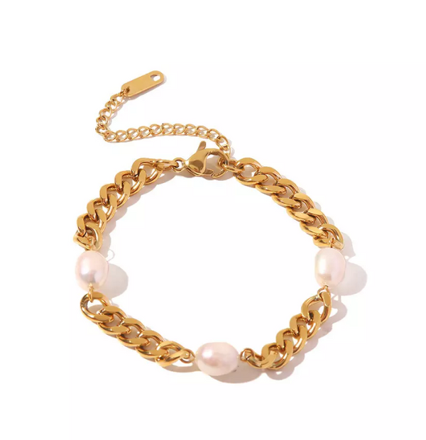 Bold Pearl Satellite Bracelet