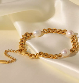 Bold Pearl Satellite Bracelet