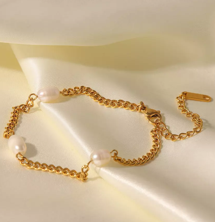 Fine Pearl Satellite Bracelet